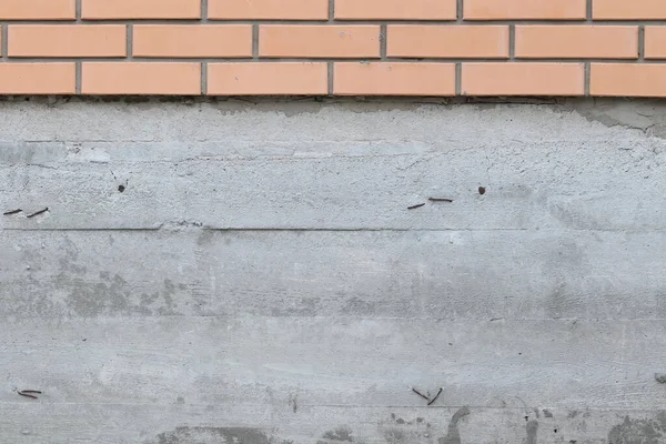 Texture Concrete Brick Wall Brick Wall Vlozhina Foundation — Stock Photo, Image