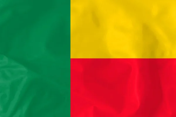 Nationale Vlag Van Benin Vlag Van Volksrepubliek Benin — Stockfoto