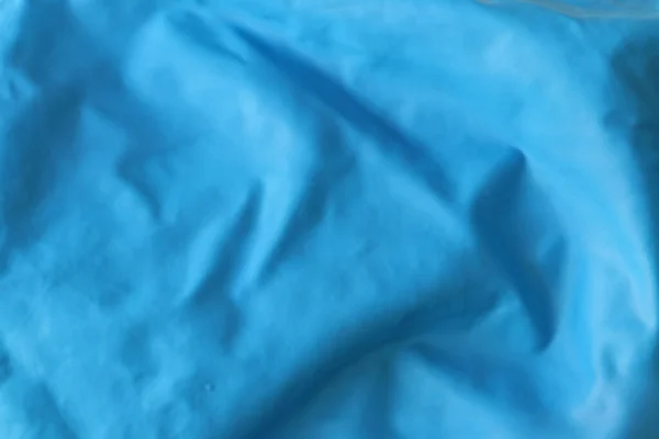Kék Gyűrött Gumilufi Textúrája Gyűrött Gumi Gyermek Léggömbből — Stock Fotó