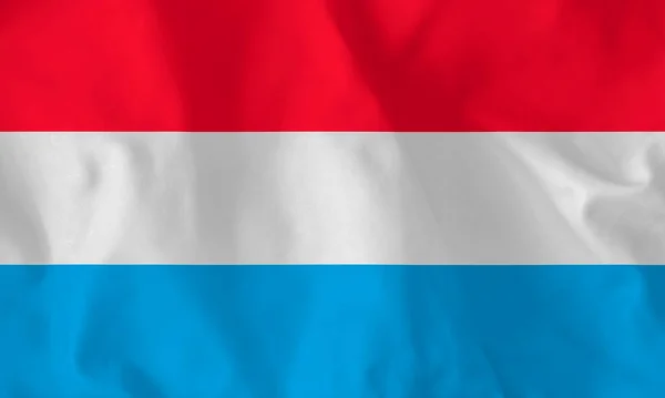 Flag Luxembourg Flag Luxembourg One State Symbols Grand Duchy Luxembourg — Stock Photo, Image