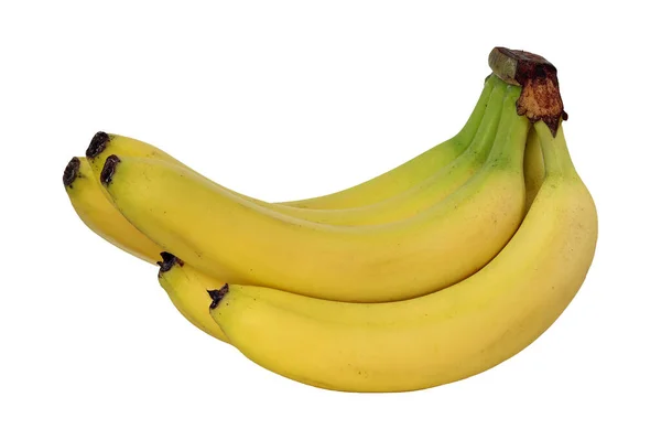 光の背景にバナナ 黄色のバナナ — ストック写真