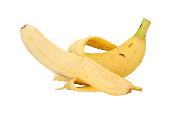 Μπανάνες Ελαφρύ Φόντο Κίτρινες Μπανάνες — Φωτογραφία Αρχείου