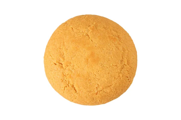 Cookies Vyplněním Světlém Pozadí Sušenky Jsou Vyrobeny Pšeničné Mouky Izolovat — Stock fotografie