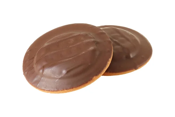 Biscuits Aux Pépites Chocolat Avec Remplissage Biscuits Aux Pépites Chocolat — Photo