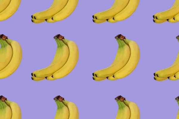 Yellow banana pattern. Bananas seamless pattern.