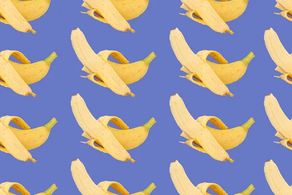 黄色のバナナ模様 バナナのシームレスなパターン — ストック写真