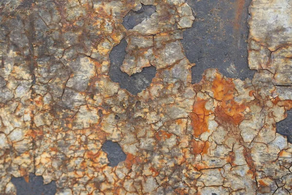 Texture Rusty Metal Burnt Rusty Metal — Stockfoto