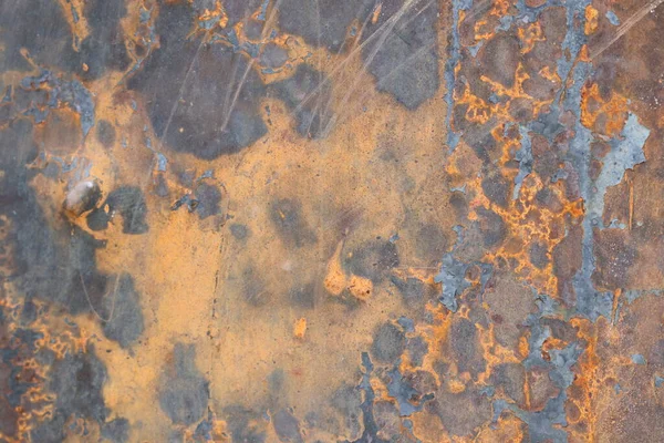 Texture Rusty Metal Burnt Rusty Metal — Stock fotografie