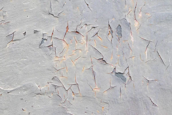Old Rusty Metal Texture Scratches Cracks Old Metal Texture Faded — Fotografia de Stock