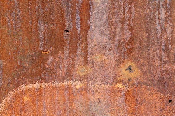 傷やき裂で錆びた金属の質感 — ストック写真