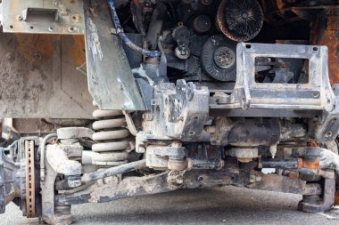 Destroyed russian equipment is now scrap metal. During the battle, russian military equipment was destroyed by the Ukrainian army.
