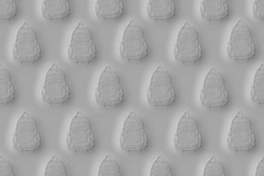 3d image of a gray seamless pattern. 3D rendering of the background from the subject. Wall panel.