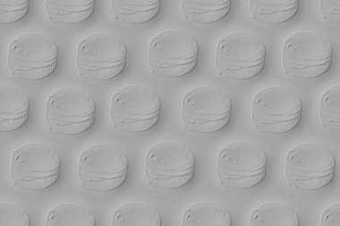 3d image of a gray seamless pattern. 3D rendering of the background from the subject. Wall panel.