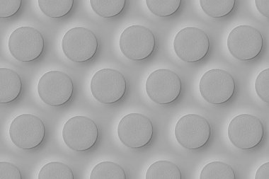 3d image of a gray seamless pattern. 3D rendering of the background from the subject. Wall panel.