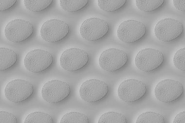 3d image of a gray seamless pattern. 3D rendering of the background from the subject. Wall panel.