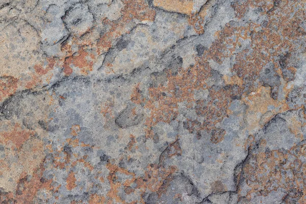 Textura Uma Parede Pedra Com Fendas Arranhões Que Podem Usar — Fotografia de Stock