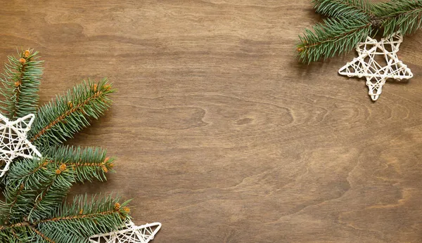 크리스마스 전나무 가지와 — 스톡 사진