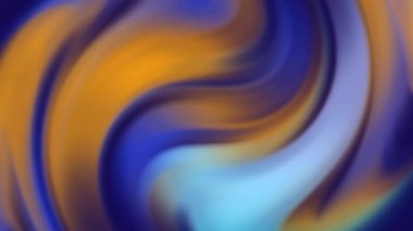 Mavi ve turuncu renklerin soyut girdap eğiminde trend