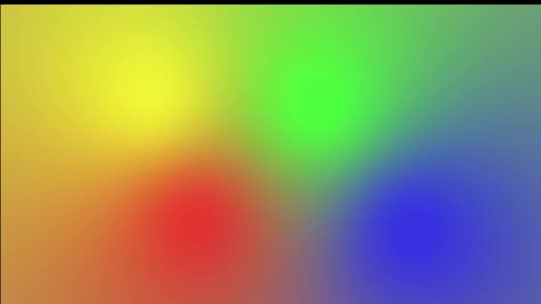 Animación de convertir los colores del arco iris en blanco — Vídeos de Stock