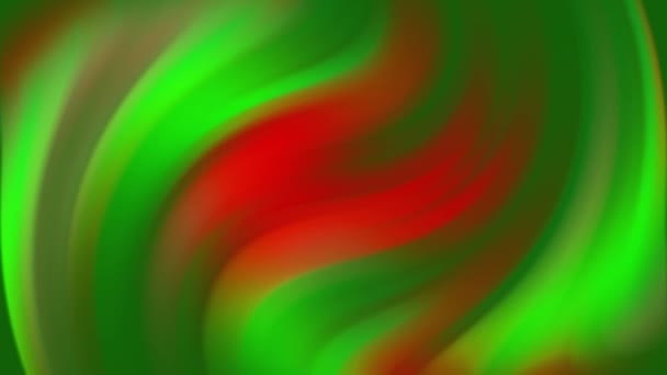 Trending abstracto remolino gradiente fondo de colores verdes y rojos — Vídeo de stock