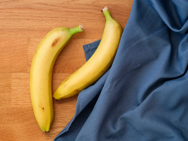 Two Fresh Bananas Close — Stock Photo, Image