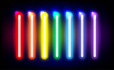 Soyut neon gökkuşağı renkleri arkaplan