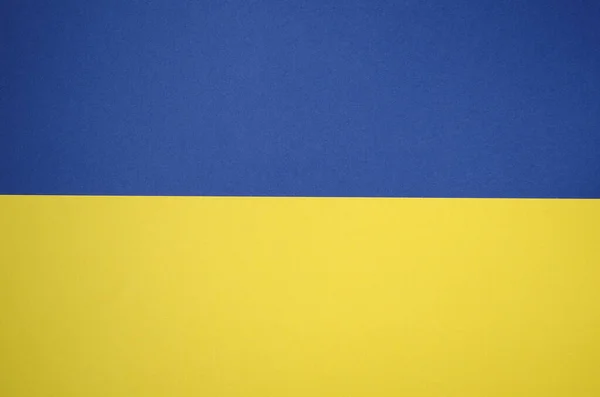 Жовтий Синій Аркуш Кольорів Прапора України — стокове фото