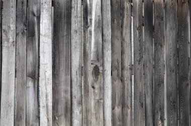 Doğal desenli eski ahşap çitler.