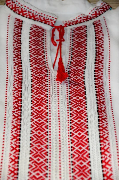 Traditional Ukrainian Folk Embroidery — Stock Photo, Image