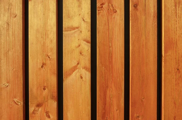 Houten Achtergrond Verticale Planken Met Knopen Achtergrond Van Gele Houten — Stockfoto