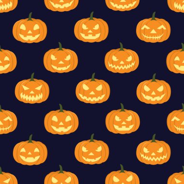 Oyulmuş Kabaklarla Cadılar Bayramı Geçmişi. Cadılar Bayramı ve Bayramları için Kusursuz Desen..