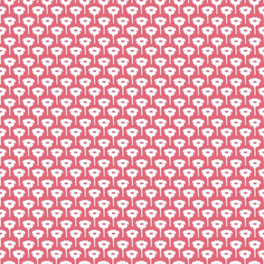 Pastel Pembe Arkaplanda Beyaz Minik Çiçekli Şirin Çiçek Yazısı. Kusursuz Çiçek dokusu.