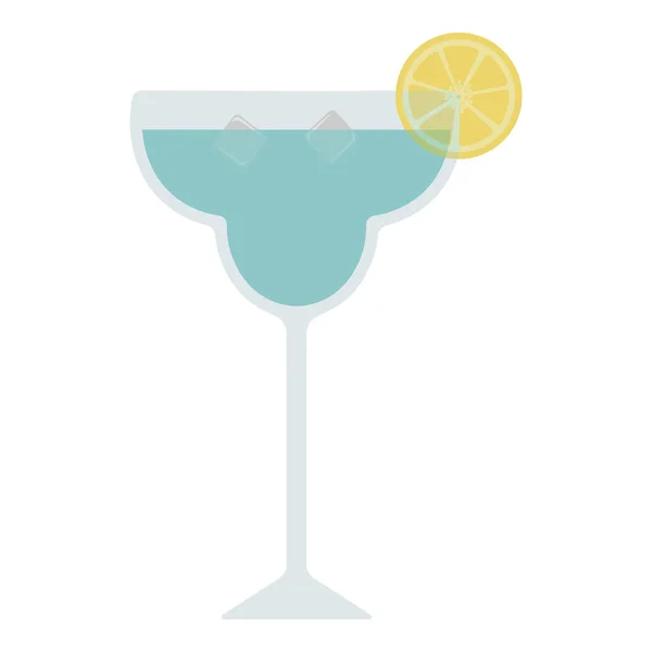 Margarita Cocktail glas vektor Illustration. — Stock vektor