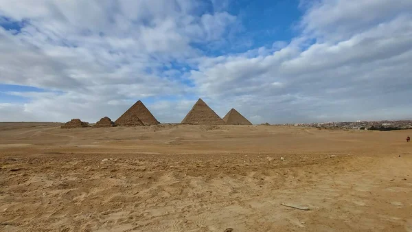 Mooie Gevarieerde Foto Van Beroemde Archeologische Sites Caïro Alexandrië Aswan — Stockfoto