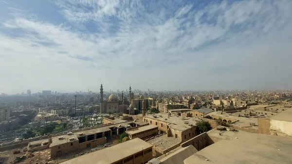 Mooie Gevarieerde Foto Van Beroemde Archeologische Sites Caïro Alexandrië Aswan — Stockfoto