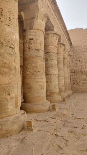 Hermosas Variadas Fotos Famosos Sitios Arqueológicos Cairo Alejandría Asuán Luxor —  Fotos de Stock