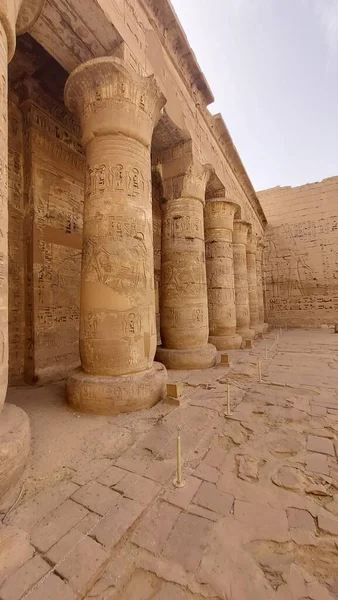 Belle Varie Immagini Famosi Siti Archeologici Cairo Alessandria Assuan Luxor — Foto Stock