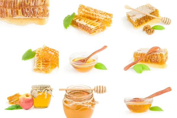 Bal Kolajı beyaz arkaplan kesiminde izole edildi