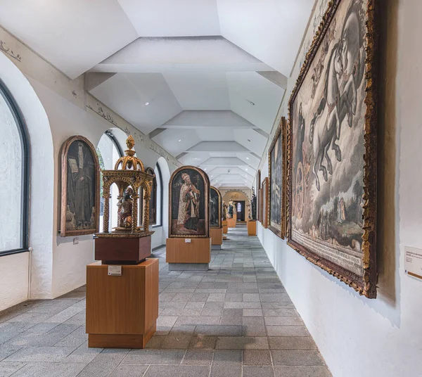 Interior of the San Francisco Church Convent Colonial Art Museum.