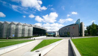 Zlin, Çek Cumhuriyeti - 09 10 2022: Thomas Bata Üniversitesi (Univerzita Tomase Bati)