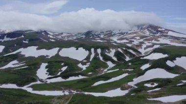 Küçük Gayzerler Vadisi 'ndeki Fumarole tarlaları