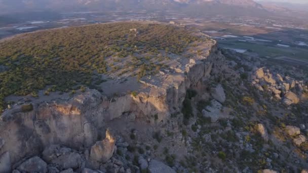 Antigua ciudad de Silyon en la región de Antalya, Turquía — Vídeos de Stock