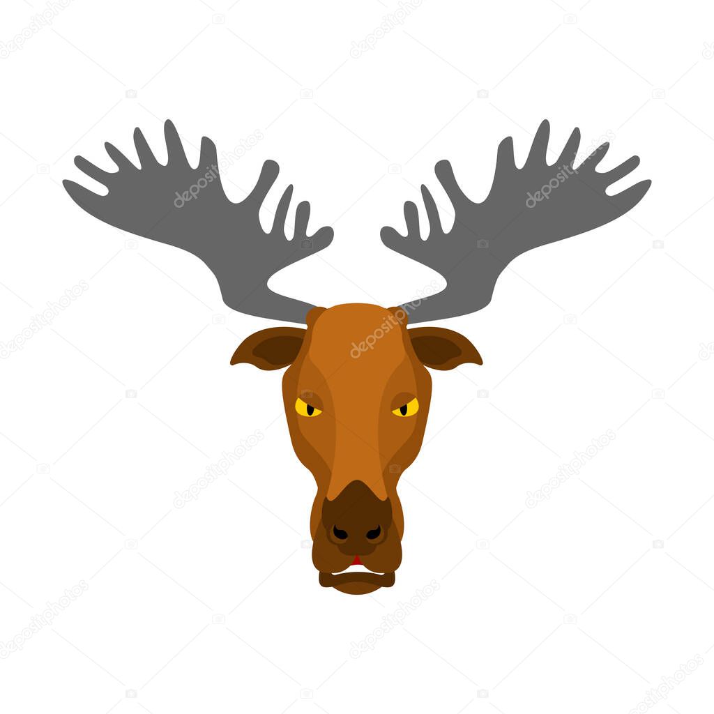 Vettoriale stockAlce Faccia Isolata Testa Cervo Animali Selvatici Della  Foresta di ©popaukropa #553101366, image size:1024x1024