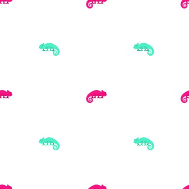 Bukalemun desenleri kusursuz. Çizgi film Sürüngen geçmişi. Bebek kumaşı dokusu