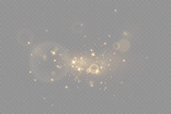 Glittering Particles Fairy Dust Dust Particle Sparkling Glitter Background Glowing — ストック写真