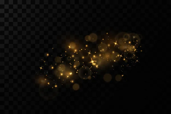 Glittering Particles Fairy Dust Dust Particle Sparkling Glitter Background Glowing — ストック写真