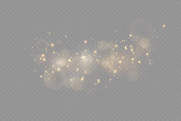 Glittering Particles Fairy Dust Dust Particle Sparkling Glitter Background Glowing — Stok fotoğraf