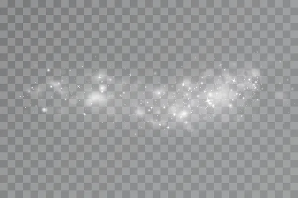 Λαμπερά Σωματίδια Νεραϊδόσκονης Αστραφτερή Λάμψη Σωματιδίων Σκόνης Φόντο Λαμπερό Εφέ — Φωτογραφία Αρχείου