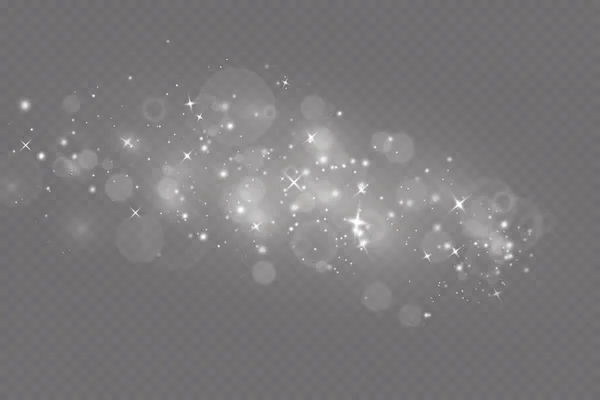 Glittering Particles Fairy Dust Dust Particle Sparkling Glitter Background Glowing — стоковое фото