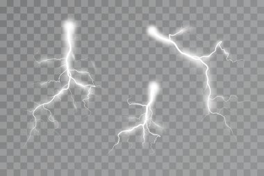 Yıldırım etkisi, fırtına, ışık etkisi. Elektrik..